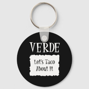 Porte-clés Vert - Paquet chaud Halloween Costume Taco