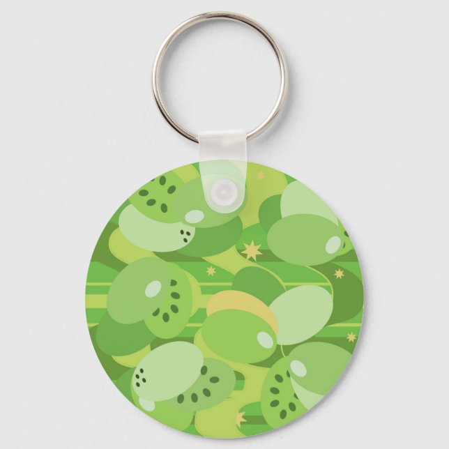 Porte-clés Vert Succulent (Recto)