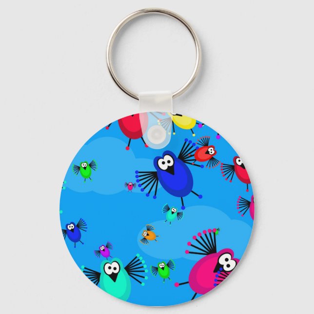 Porte-clés Vestiges d'oiseaux (Recto)