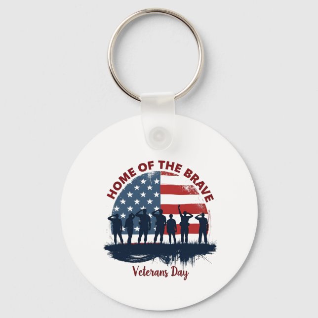 Porte-clés Veterans Day Patriotic Tee (Recto)