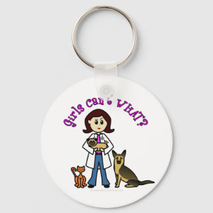 Porte-clés Vétérinaire féminine légère