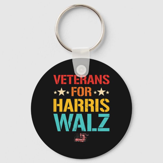 Porte-clés Vétérinaire Pour Harris Wheimer Waltz Drapeau Usa (Recto)