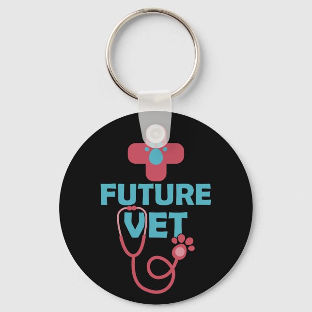 Porte-clés Vétérinaire Vet Cute (Recto)