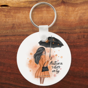 Porte-clés Vibes Automne Seulement Automne Fashion Girl