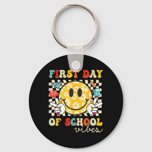 Porte-clés Vibes de première journée d'école Rentrée scolaire