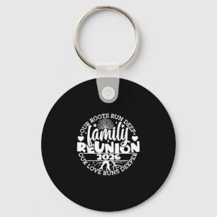 Porte-clés Vibes de réunion de famille racines profondes amou