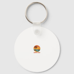 Porte-clés Vibes d'été - Conception lumineuse, tropicale et a