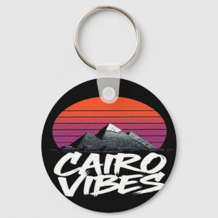 Porte-clés Vibes du Caire Vintage   Style de rue égyptien & V