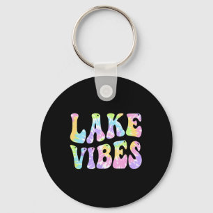 Porte-clés Vibes du lac drôles de femmes de voile de pêche en