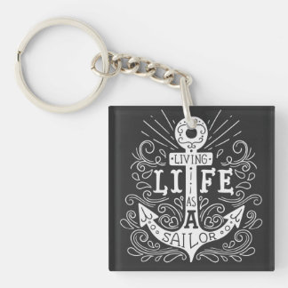 Porte-clés Vie Ancre - Porte - clé marin audacieux