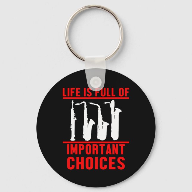 Porte-clés Vie Choix importants Marching Band Cadeau musical (Recto)