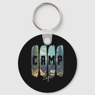 Porte-clés Vie de camping
