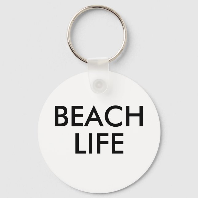 Porte-clés Vie de plage Cadeau de sauvetage (Recto)