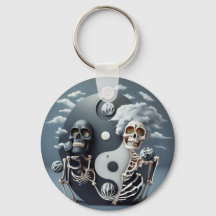 Vie et mort, Halloween YinYang Skeleton