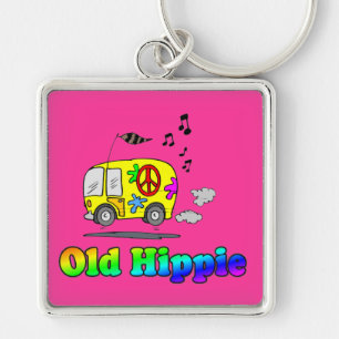 Porte-clés Vieil autobus hippie
