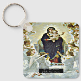 Porte-clés Vierge avec Angels Bouguereau