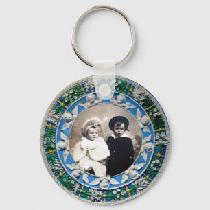 PORTE-CLÉS VIERGE ET ENFANT AVEC ANGELS, MODÈLE PHOTO