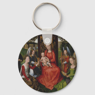 Porte-clés Vierge et enfant de Saints Catherine d'Alexandrie