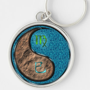 Porte-clés Vierge et serpent d'eau
