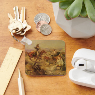 Porte-clés Vieux Cowboys, Jerked Down par CM Russell