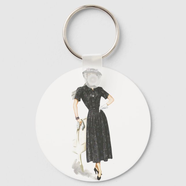 Porte-clés Vieux Porte - clé de Dame (Recto)