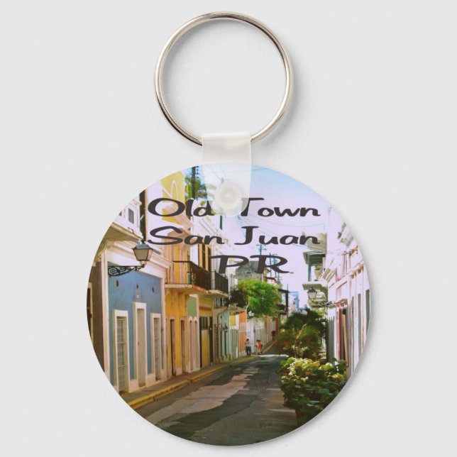 Porte-clés Vieux San Juan Porto Rico (Recto)