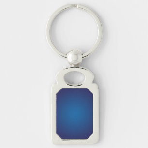 Porte-clés Vignette en bleu foncé profond