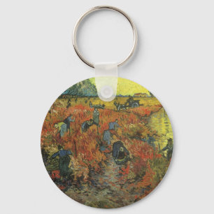 Porte-clés Vignoble rouge par Vincent van Gogh, Beaux-arts vi