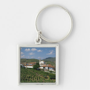 Porte-clés Vignobles, village de San Miguel, Douro