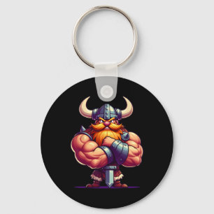 Porte-clés Viking Flexing Muscles Van Lover Bodybuilding Gym
