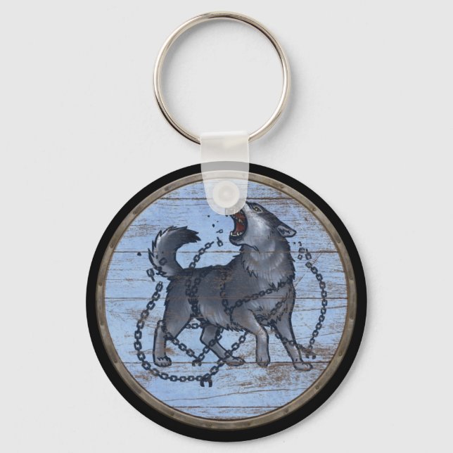 Porte-clés Viking Shield Porte - clé - Fenrir (Recto)