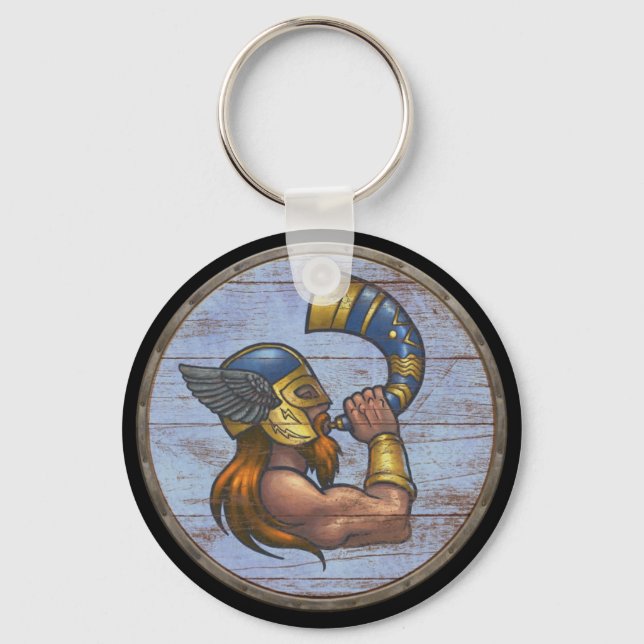 Porte-clés Viking Shield Porte - clé - Heimdallr (Recto)