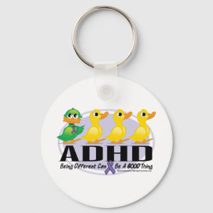 Porte-clés Vilain petit canard de TDAH