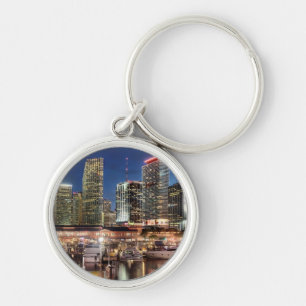 Porte-clés Ville d'horizon de Miami en Floride