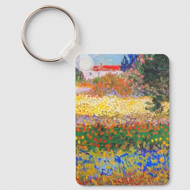 Porte-clés Vincent Van Gogh Flower Garden (Recto)