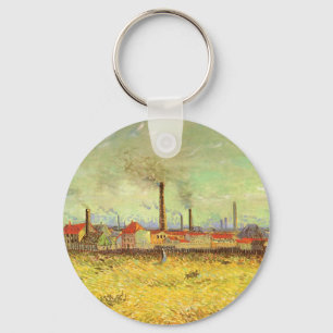 Porte-clés Vincent van Gogh - Les usines à Asnieres