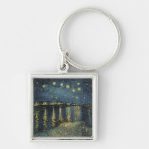 Porte-clés Vincent van Gogh   Nuit étoilée sur le Rhône