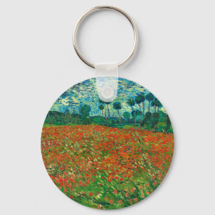 Porte-clés Vincent Van Gogh Poppy Field Fine Art