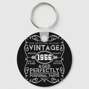 Porte-clés Vintage 1956 Mythe de l'homme Légende 65e anniver