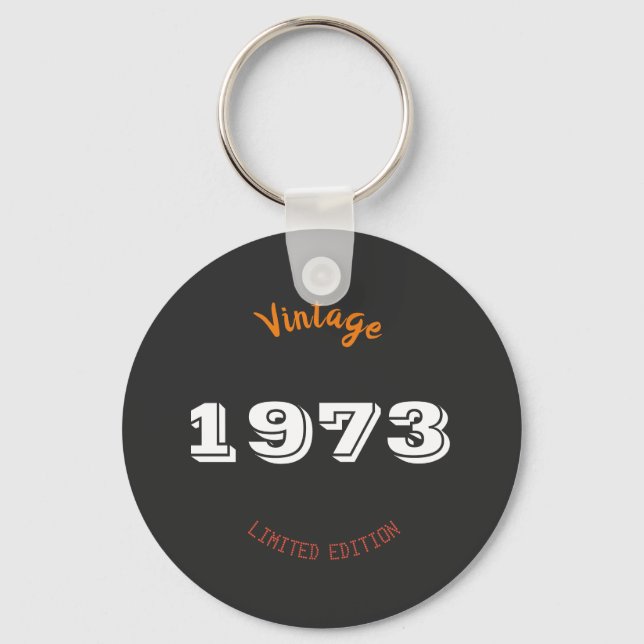 Porte-clés Vintage 1973 édition limitée 50e anniversaire (Recto)