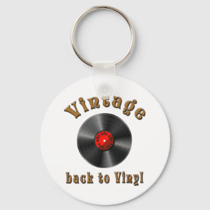 Porte-clés Vintage - Back to Vinyl, the record is back