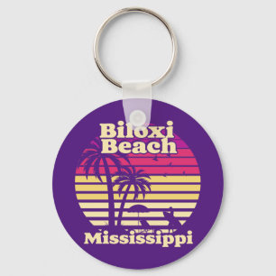 Porte-clés Vintage Biloxi Beach Mississippi