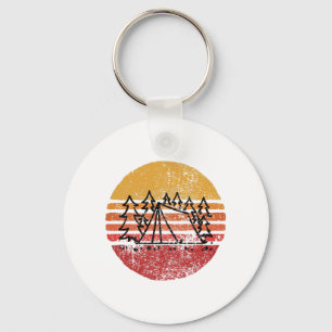 Porte-clés Vintage Camping