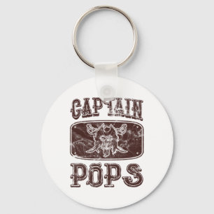 Porte-clés Vintage capitaine Pops Pop Pirate personnalisé Pon