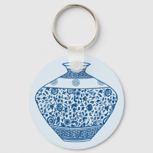 Porte-clés Vintage Chinoiserie Vase Ginger Jar