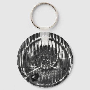 Porte-clés Vintage classic car headlight chrome look