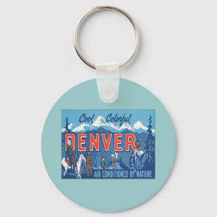Porte-clés Vintage Denver Colorado