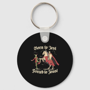 Porte-clés Vintage Drôle Né Pour Quester Obligé De Pointer Sa