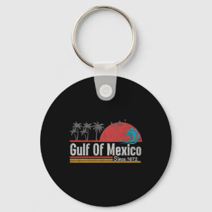 Porte-clés Vintage Golfe Du Mexique Est.1772 Graphique