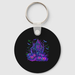 Porte-clés Vintage Halloween Soky Scène Retro Citrouille Y Se